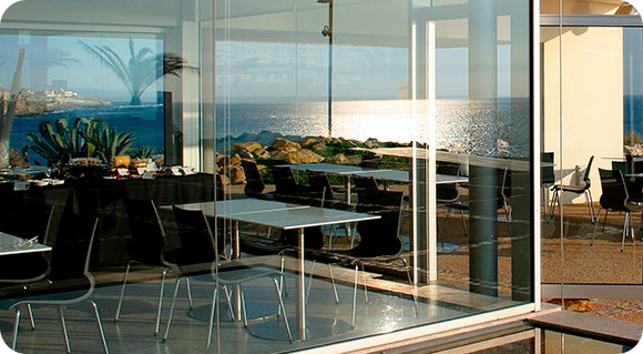 acristalar terraza restaurante